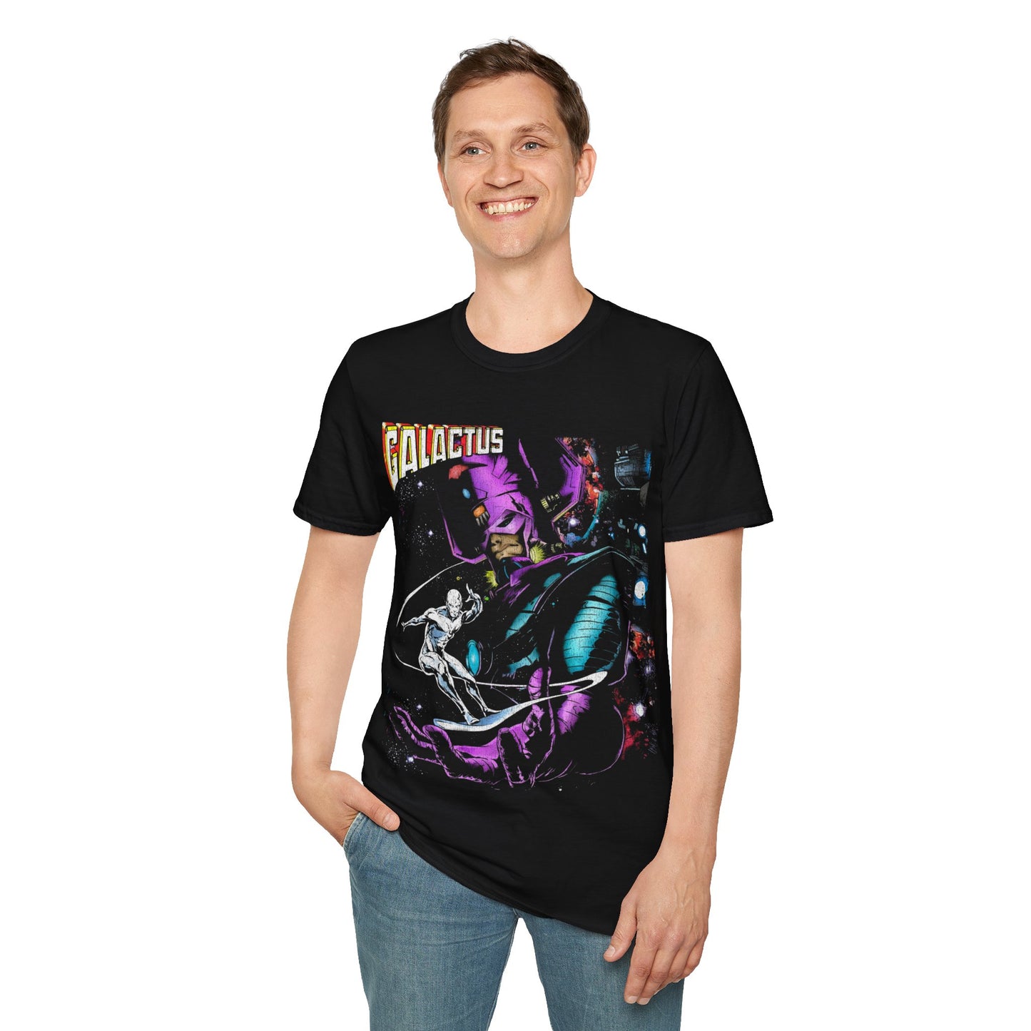 Vintage 90s Superheroes Bootleg Style T-Shirt, GALACTUS Retro Superheroes Shirt Unisex Graphic Tee