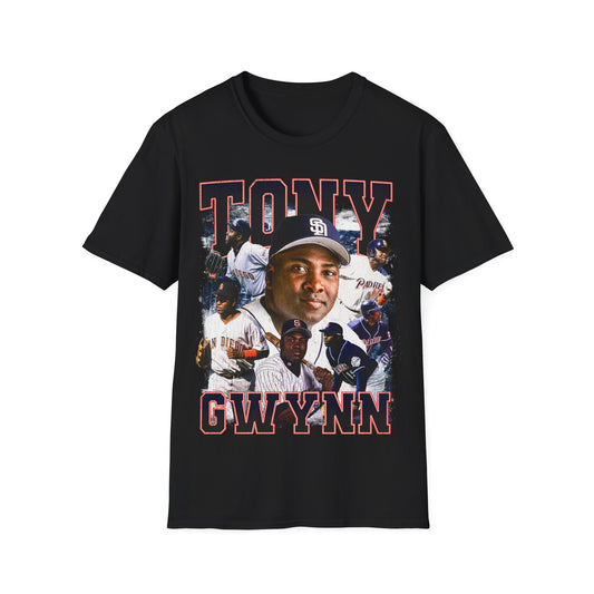 Vintage 90s Baseball Bootleg Style T-Shirt, TONY GWYNN Retro Baseball Shirt Unisex Graphic Tee