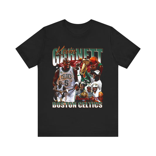 Vintage 90s Basketball Bootleg Style T-Shirt, KEVIN GARNETT Boston Unisex Tee
