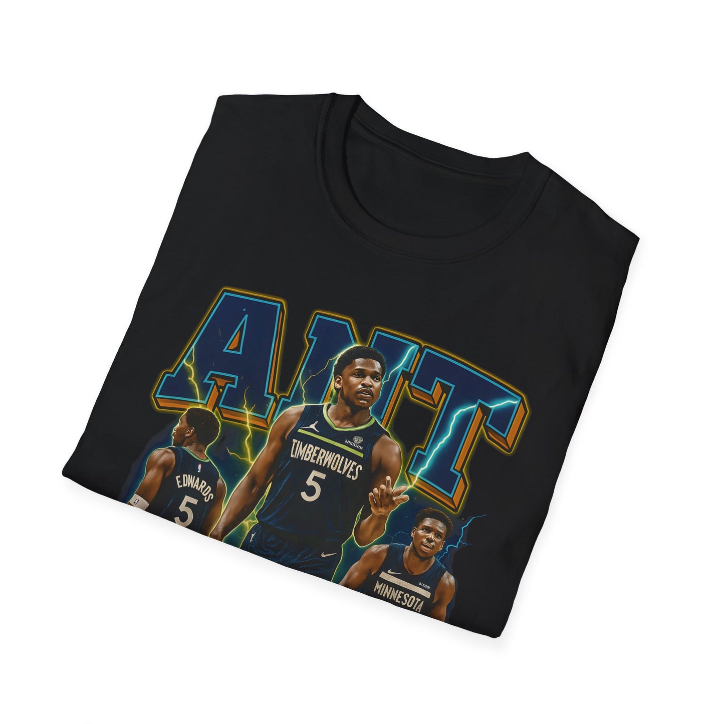 ANTHONY EDWARDS BASKETBALL LEGENDS Unisex Softstyle T-Shirt