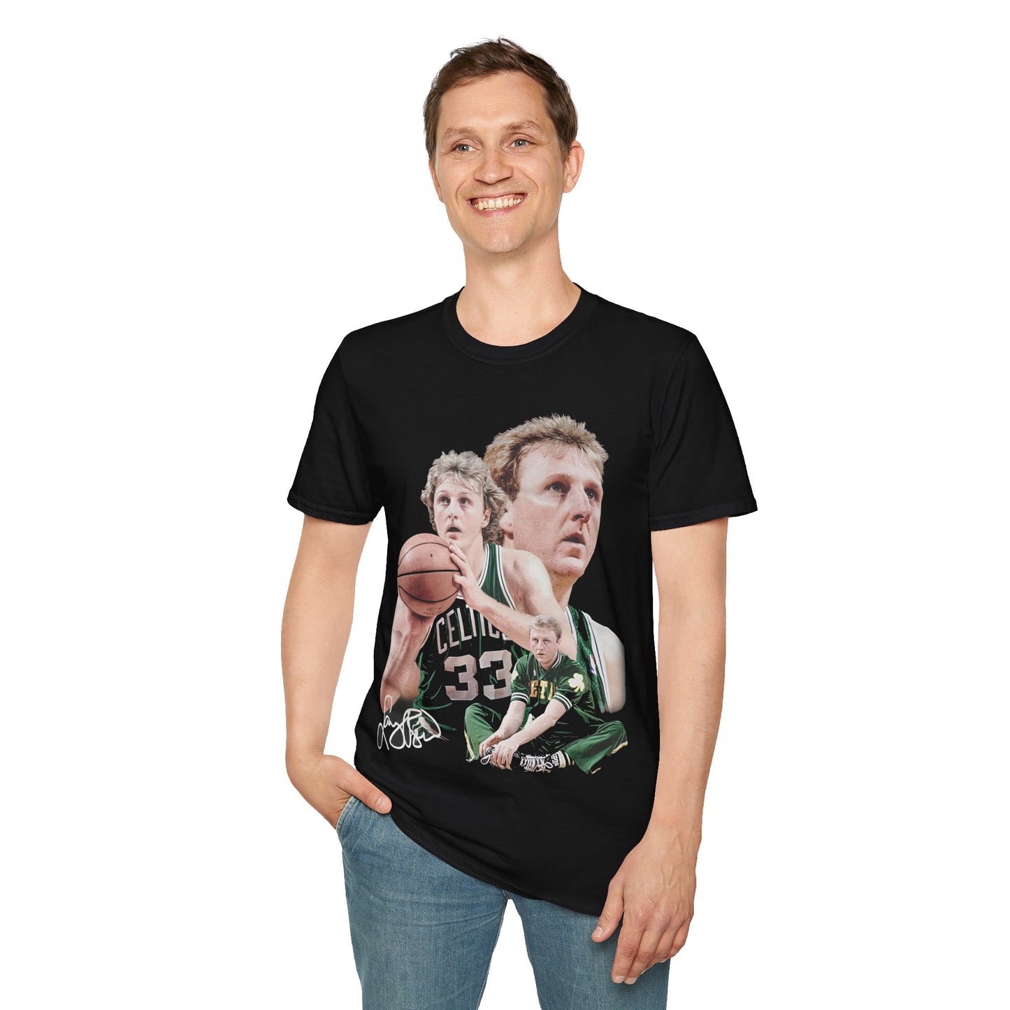 Vintage 90s Basketball Bootleg Style T-Shirt, BIRD Retro Basketball Shirt Unisex Graphic Tee