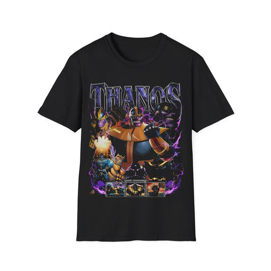 Vintage 90s Superheroes Bootleg Style T-Shirt, THANOS Retro Superheroes Shirt Unisex Graphic Tee
