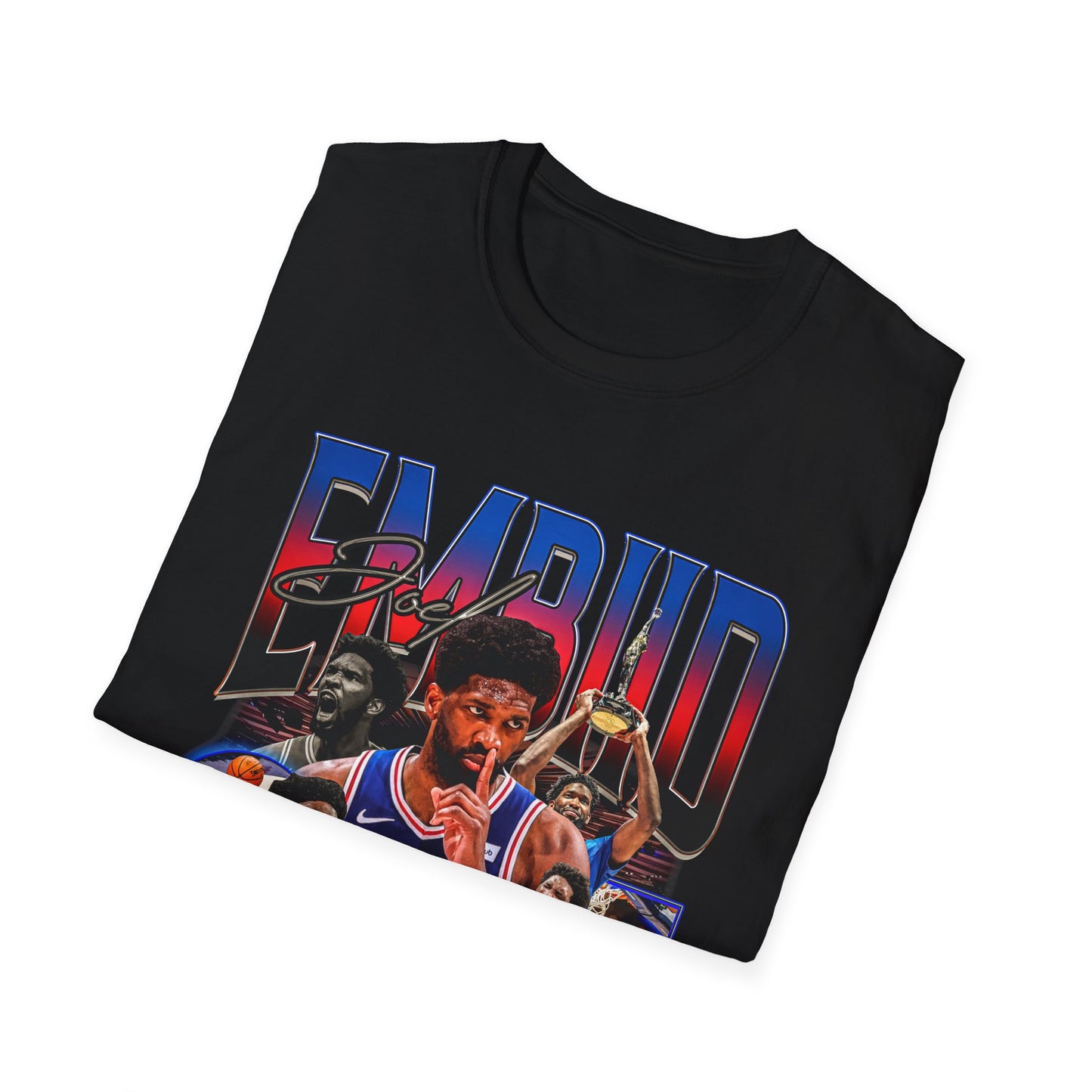 Vintage 90s Basketball Bootleg Style T-Shirt JOEL EMBIID Graphic Tee, Retro Basketball Shirt Unisex Graphic Tee