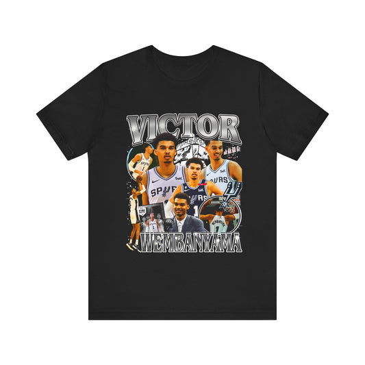 Vintage 90s Basketball Bootleg Style T-Shirt, VICTOR WEMBANYAMMA Unisex Tee