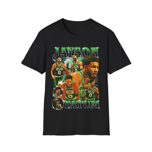 Vintage 90s Basketball Bootleg Style T-Shirt Jayson Tatum Graphic Tee Retro Basketball Shirt Unisex Graphic TShirt