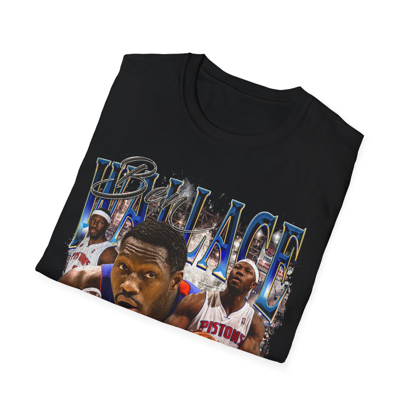 Vintage 90s Basketball Bootleg Style T-Shirt, BEN WALLACE Retro Basketball Shirt Unisex Graphic Tee