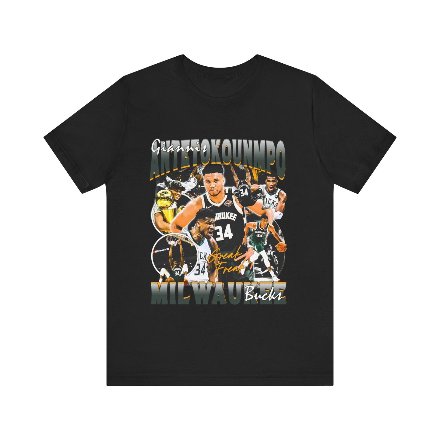 Vintage 90s Basketball Bootleg Style T-Shirt, Giannis Antetokounmpo Unisex Tee