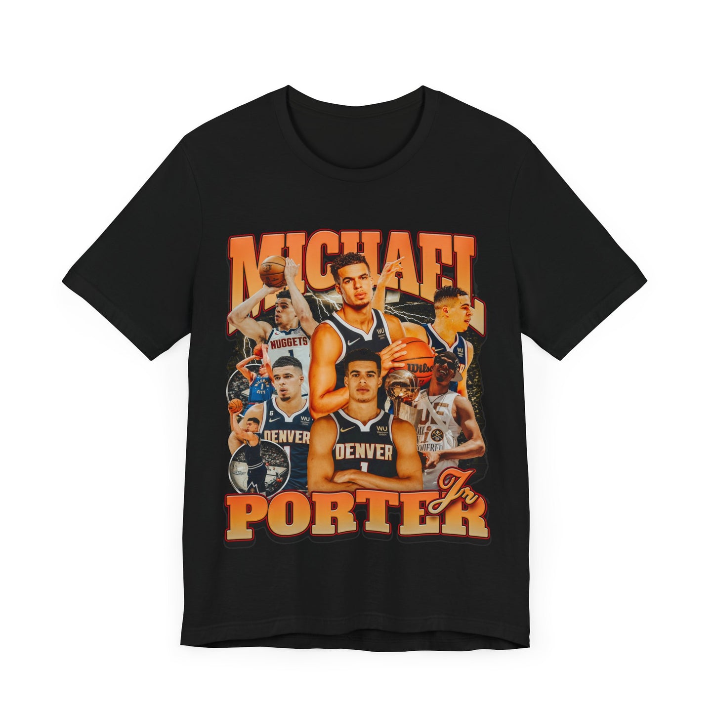 Vintage 90s Basketball Bootleg Style T-Shirt MICHAEL PORTER JR Unisex Tee Shirt