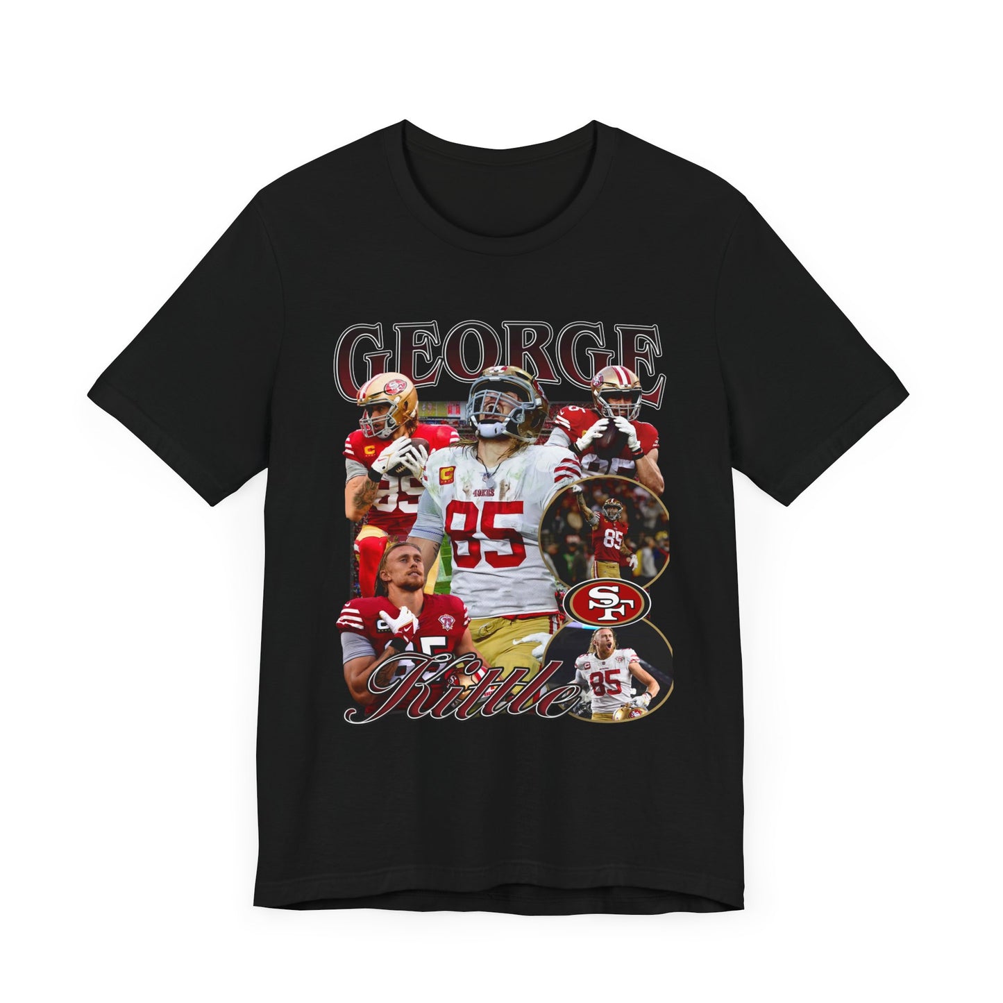 Vintage 90s Football Bootleg Style T-Shirt, GEORGE KITTLE Unisex Tee Shirt