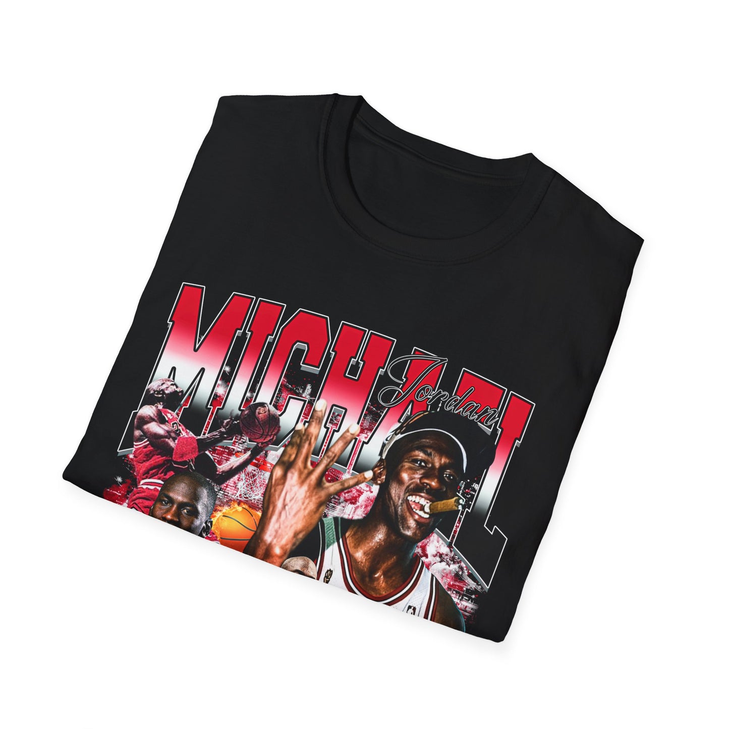 Vintage 90s Basketball Bootleg Style T-Shirt, MICHAEL JORDAN Graphic Tee, Retro Basketball Shirt Unisex Graphic Tee