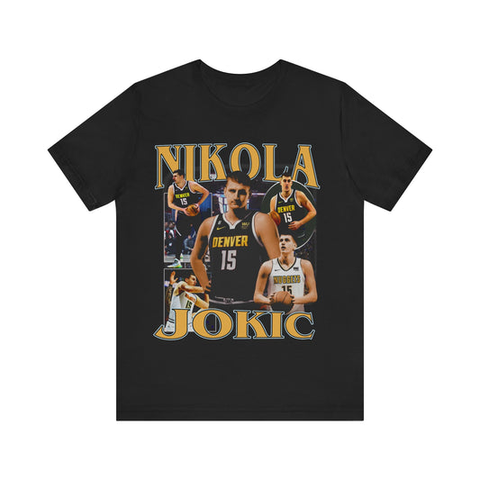 Vintage 90s Basketball Bootleg Style T-Shirt NIKOLA JOKIC Unisex Graphic Tee