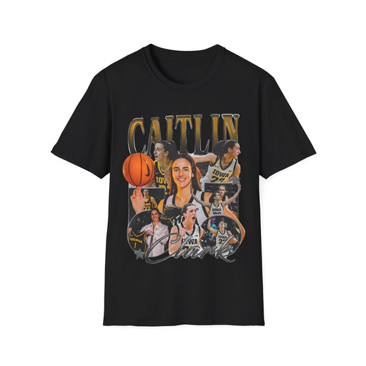 Vintage 90s Basketball Bootleg Style T-Shirt, CAITLIN CLARK IOWA 2 Graphic Tee, Retro Basketball Shirt Unisex Graphic Tee