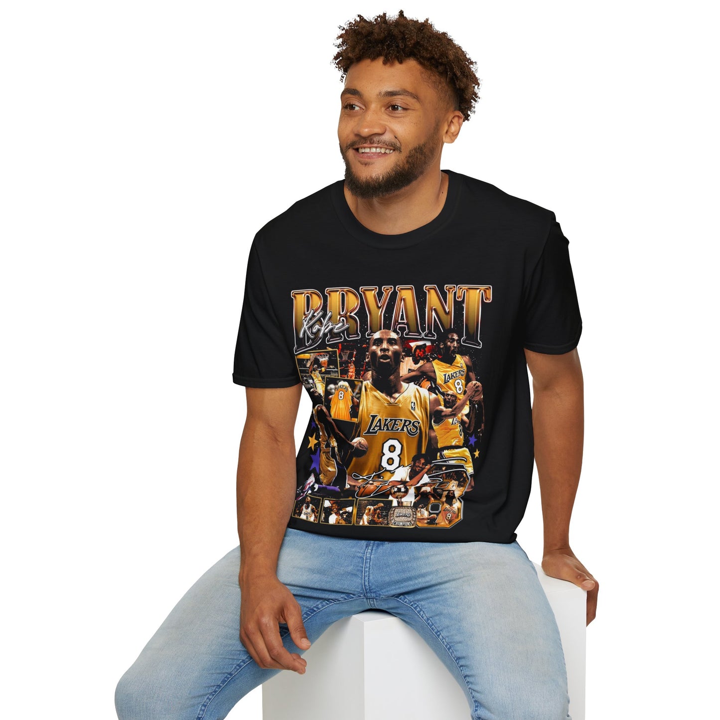 Vintage 90s Basketball Bootleg Style T-Shirt, KOBE BRYANT Retro Basketball Shirt Unisex Graphic Tee