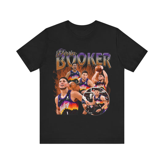 Vintage 90s Basketball Bootleg Style TShirt DEVIN BOOKER 90s Unisex Graphic Tee