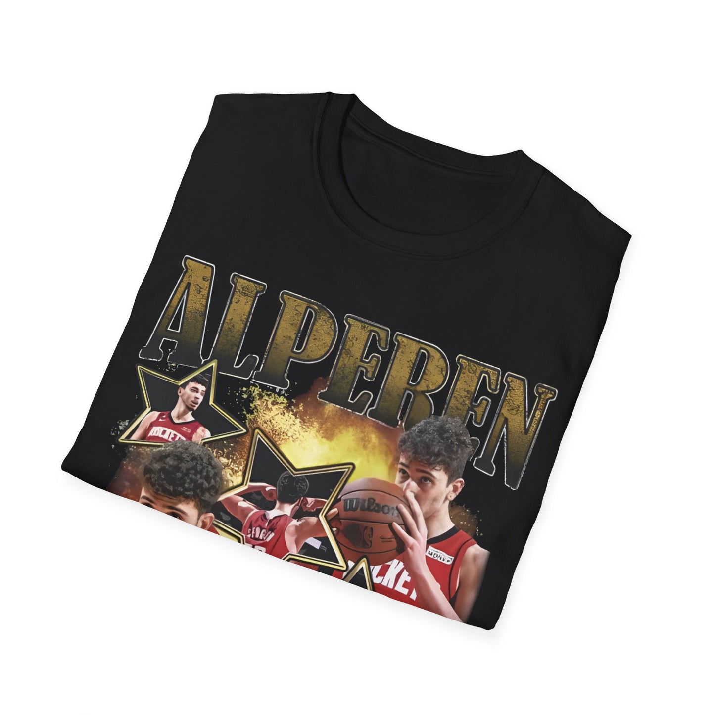 Vintage 90s Basketball Bootleg Style T-Shirt, ALPEREN SENGUIN Graphic Tee, Retro Basketball Shirt Unisex Graphic Tee