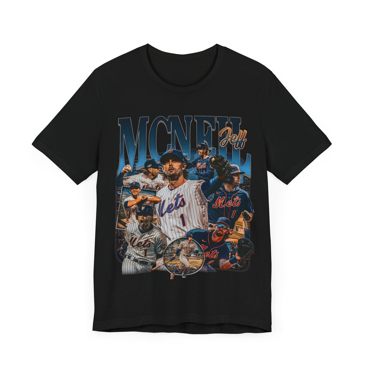 Vintage 90s Baseball Bootleg Style T-Shirt JEFF MCNEIL 90s Unisex Graphic Tee