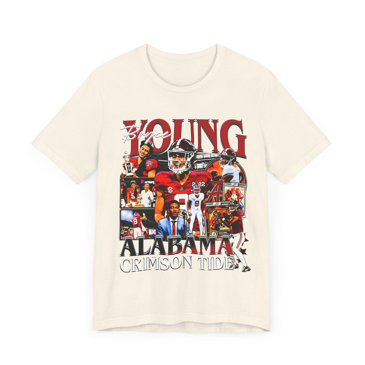 Vintage 90s Football Bootleg Style TShirt BRYCE YOUNG Unisex Graphic Tee Shirt