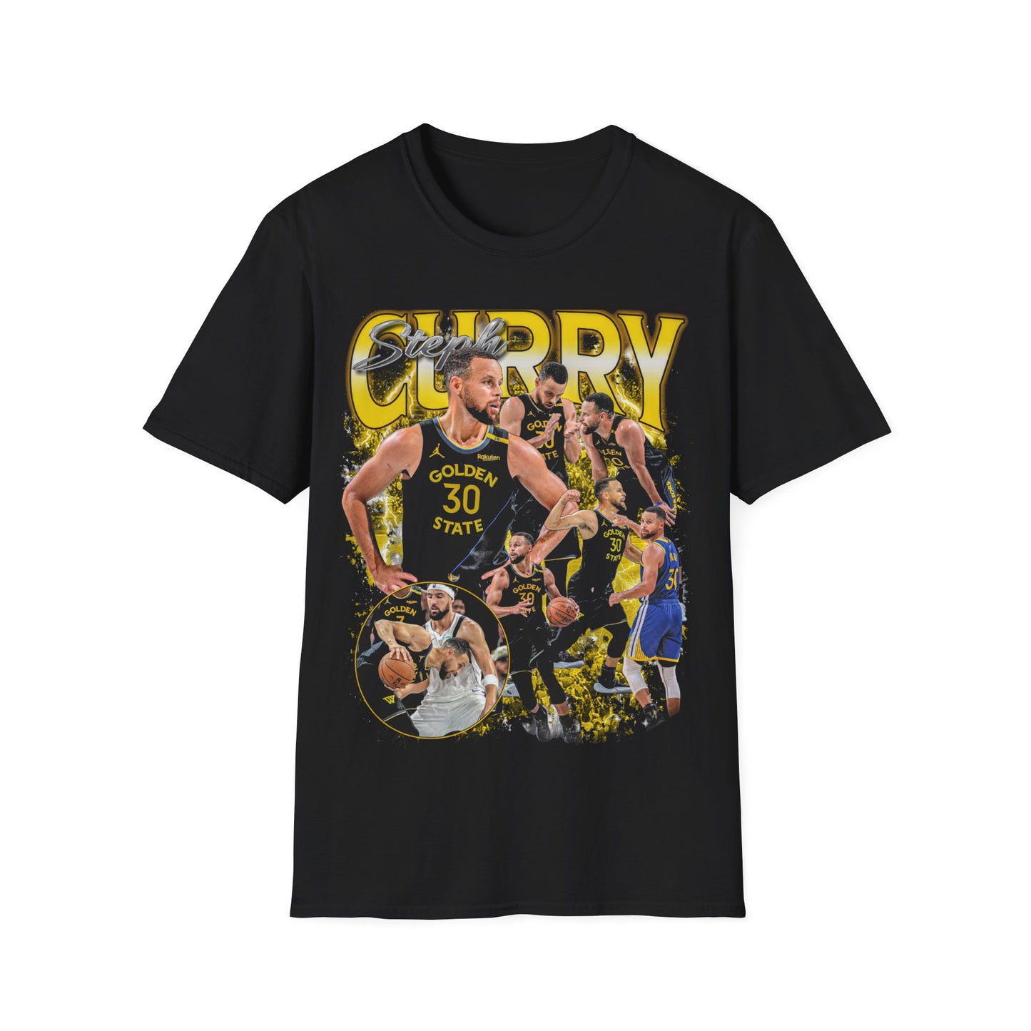 Vintage 90s Basketball Bootleg Style T-Shirt, STEPHEN CURRY Retro Basketball Shirt Unisex Graphic Tee