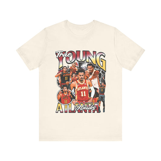 Vintage 90s Basketball Bootleg Style T-Shirt TRAE YOUNG Unisex Graphic Tee