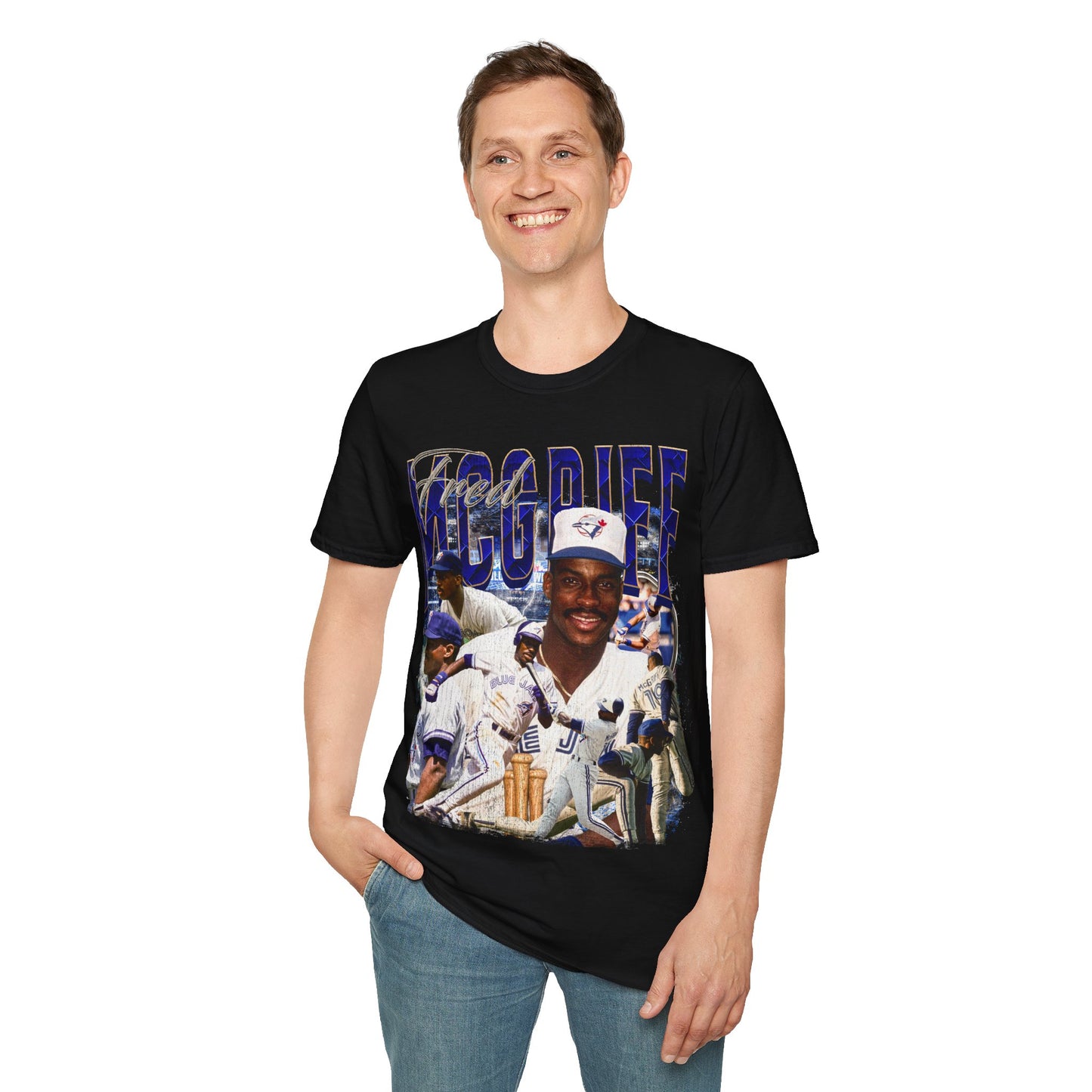 Vintage 90s Baseball Bootleg Style T-Shirt, FRED MCGRIFF Retro Baseball Shirt Unisex Graphic Tee