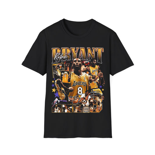 Vintage 90s Basketball Bootleg Style T-Shirt, KOBE BRYANT Retro Basketball Shirt Unisex Graphic Tee