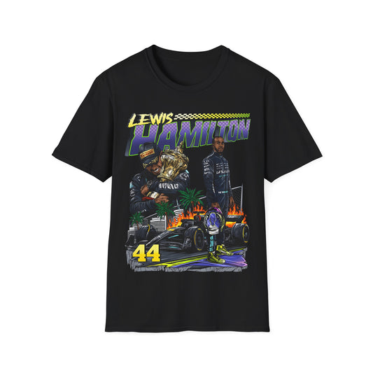 RACING LEGENDS LEWIS HAMILTON Unisex Softstyle T-Shirt