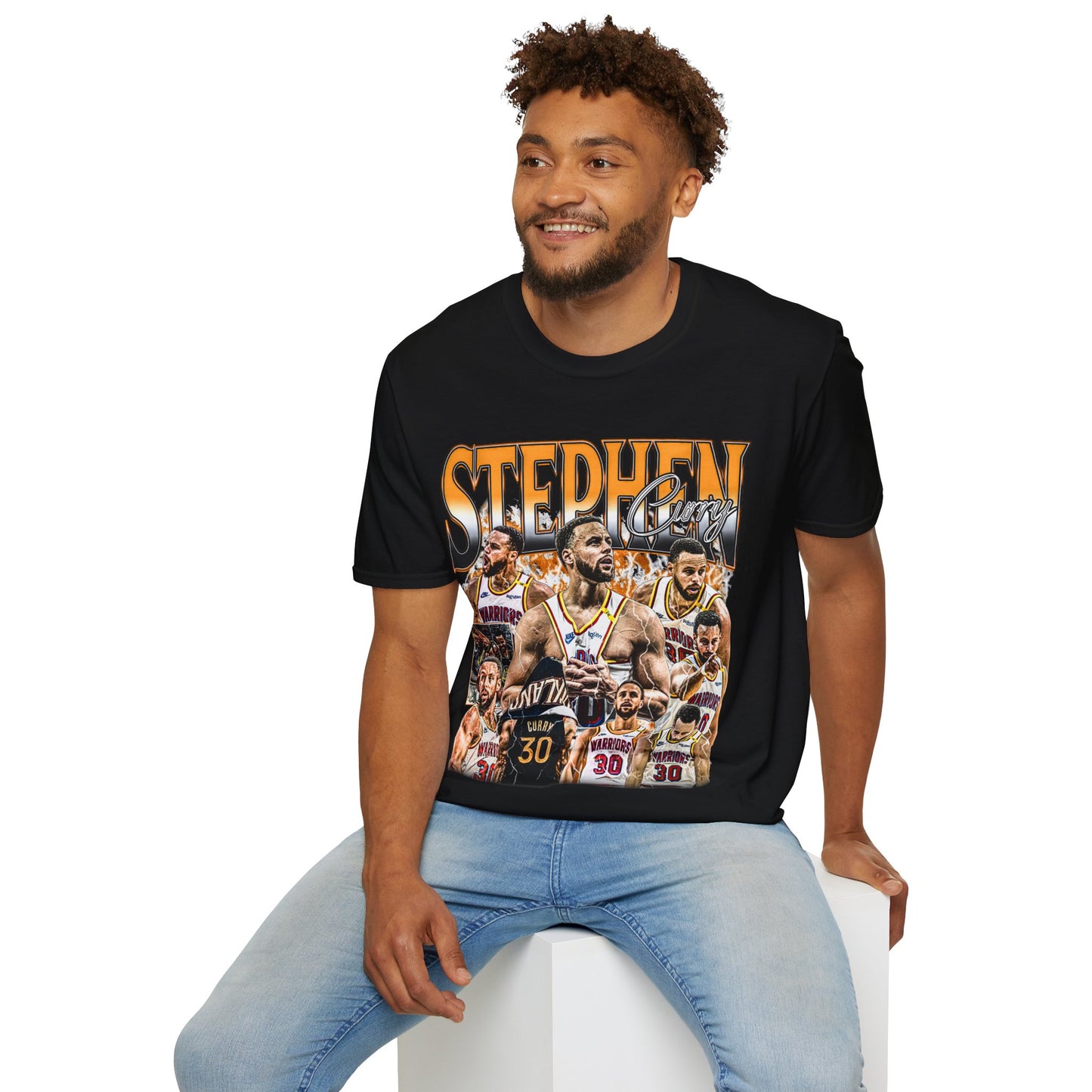 Vintage 90s Basketball Bootleg Style T-Shirt, STEPHEN CURRY Graphic Tee, Retro Basketball Shirt Unisex Graphic Tee