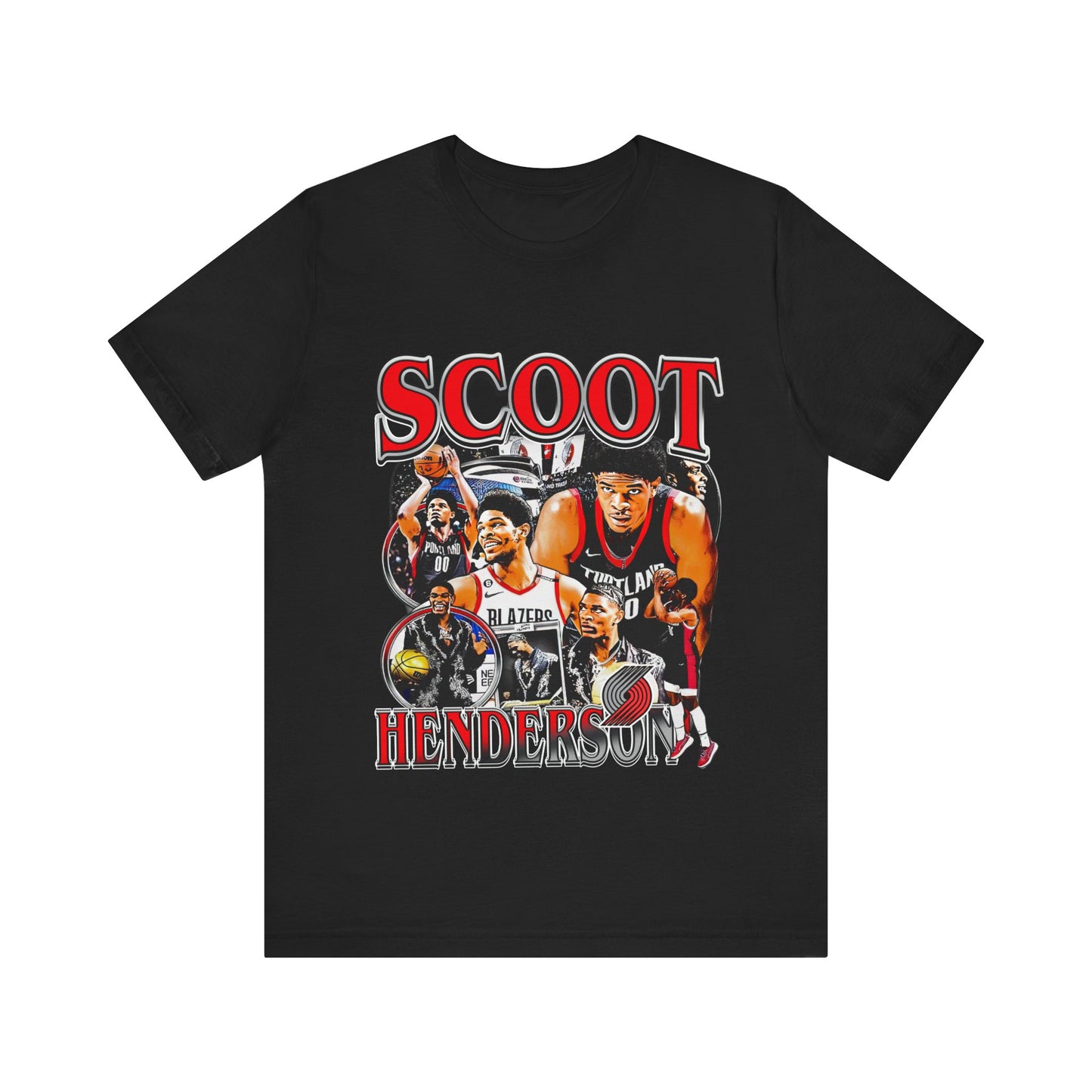 Vintage 90s Basketball Bootleg Style T-Shirt, SCOOT HENDERSON Unisex Graphic Tee