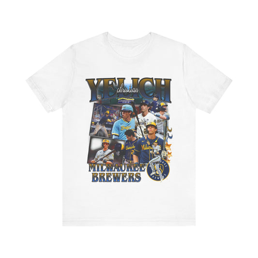 Vintage 90s Baseball Bootleg Style T-Shirt CHRISTIAN YELICH Unisex Graphic Tee
