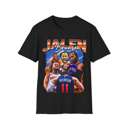 Vintage 90s Basketball Bootleg Style T-Shirt JALEN BRUNSON NY Graphic Tee, Retro Basketball Shirt Unisex Graphic Tee Shirt