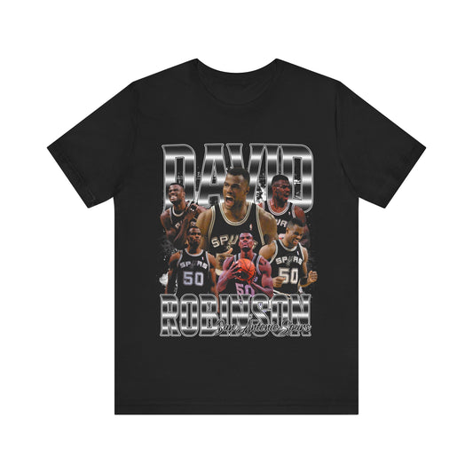 Vintage 90s Basketball Bootleg Style T-Shirt DAVID ROBINSON 90s Unisex Tee