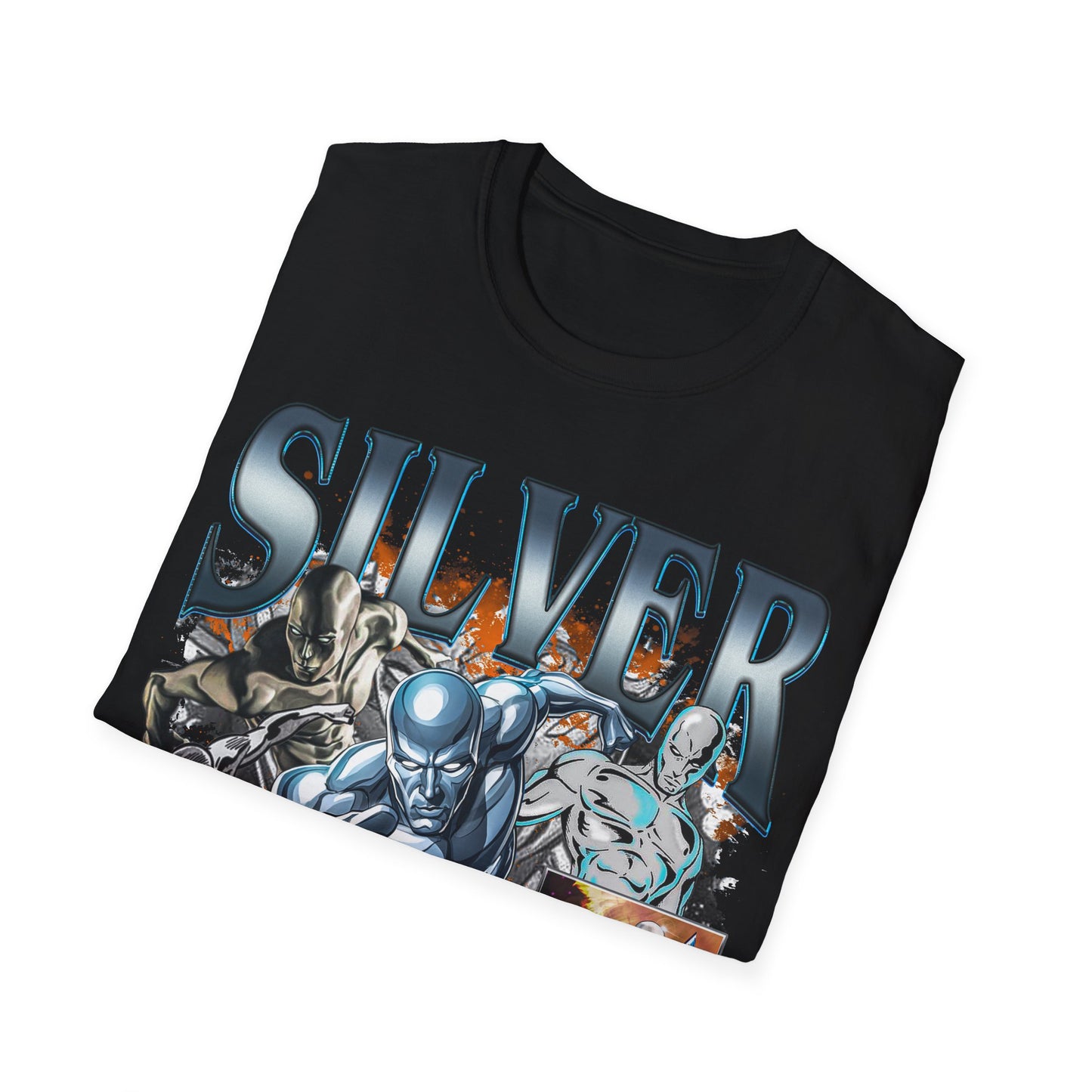 Vintage 90s Superheroes Bootleg Style T-Shirt, SILVER SURFER Graphic Tee, Retro Superheroes Shirt Unisex Graphic Tee