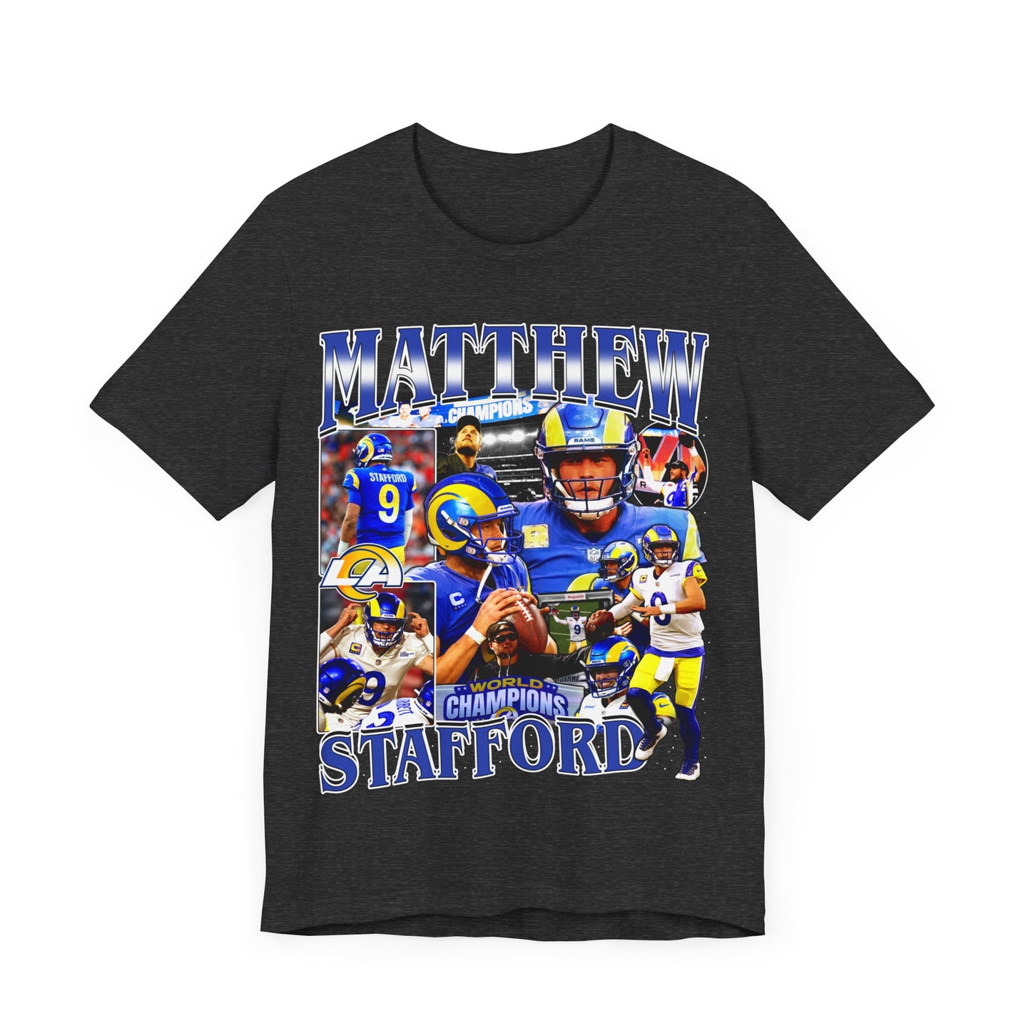 Vintage 90s Football Bootleg Style TShirt MATTHEW STAFFORD Unisex Graphic Tee