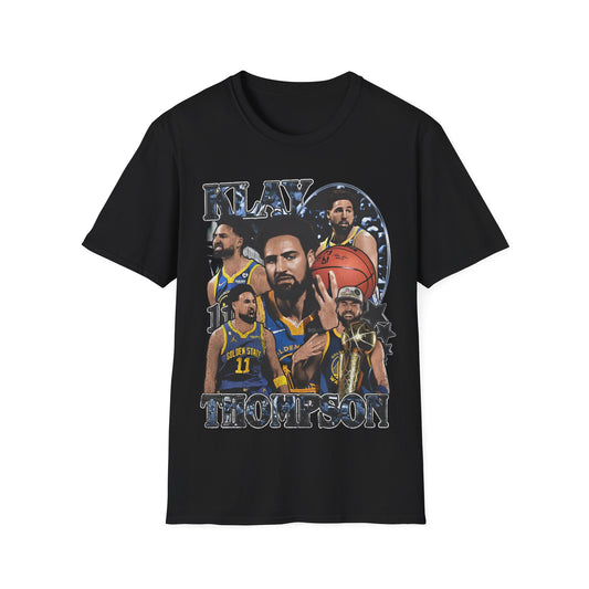 Vintage 90s Basketball Bootleg Style T-Shirt, KLAY THOMPSON GS Graphic Tee, Retro Basketball Shirt Unisex Graphic Tee