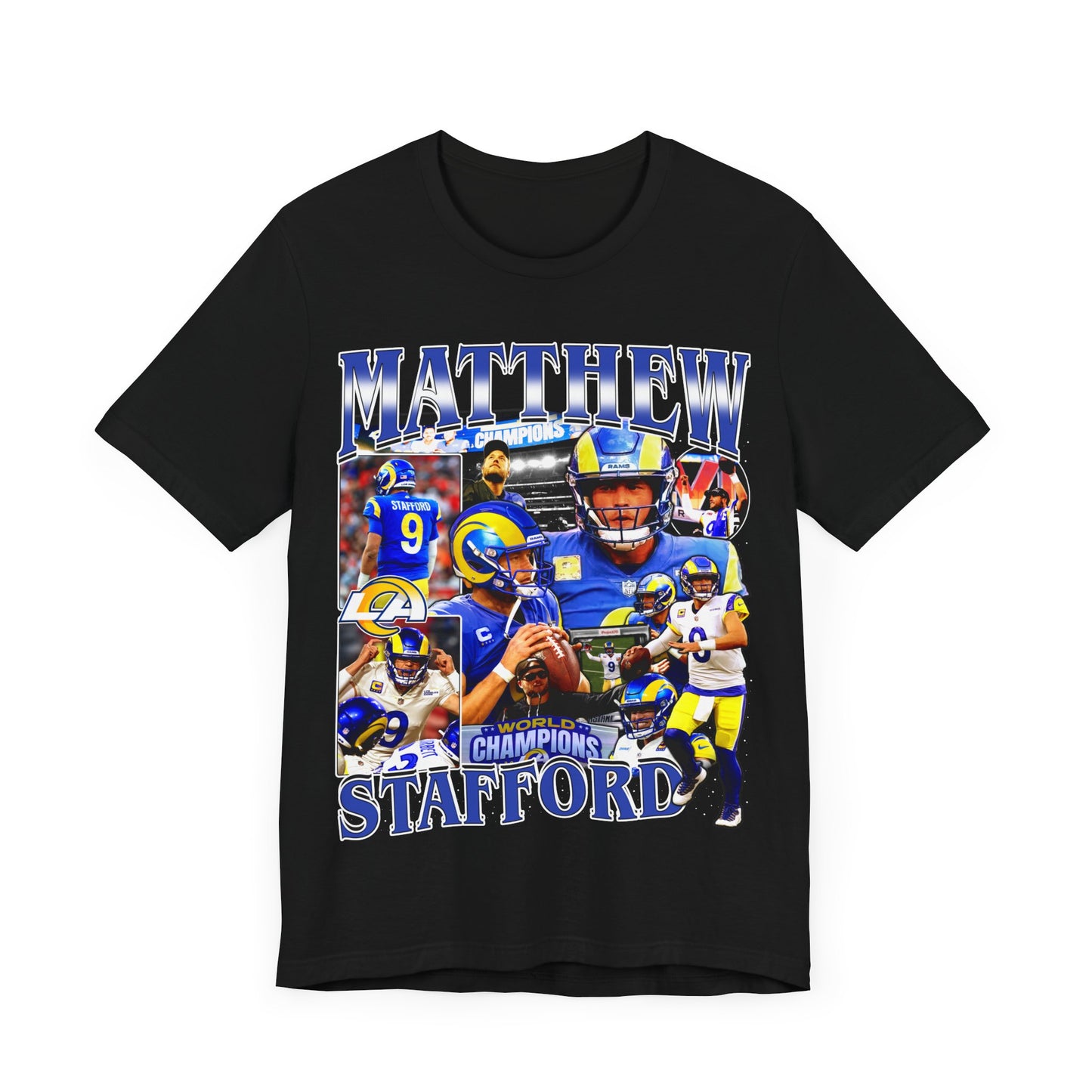 Vintage 90s Football Bootleg Style TShirt MATTHEW STAFFORD Unisex Graphic Tee