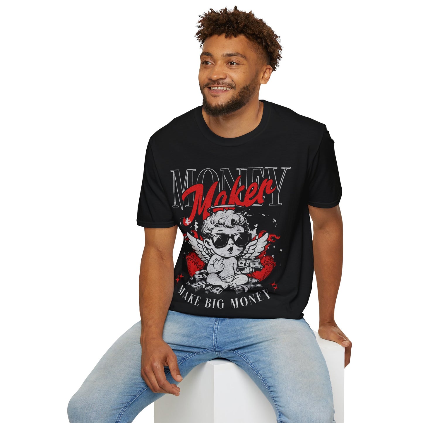 MONEY MAKER PREMIUM STREETWEAR Unisex Softstyle T-Shirt