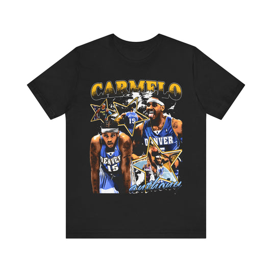 Vintage 90s Basketball Bootleg Style T-Shirt, CARMELO ANTHONY Unisex Graphic Tee