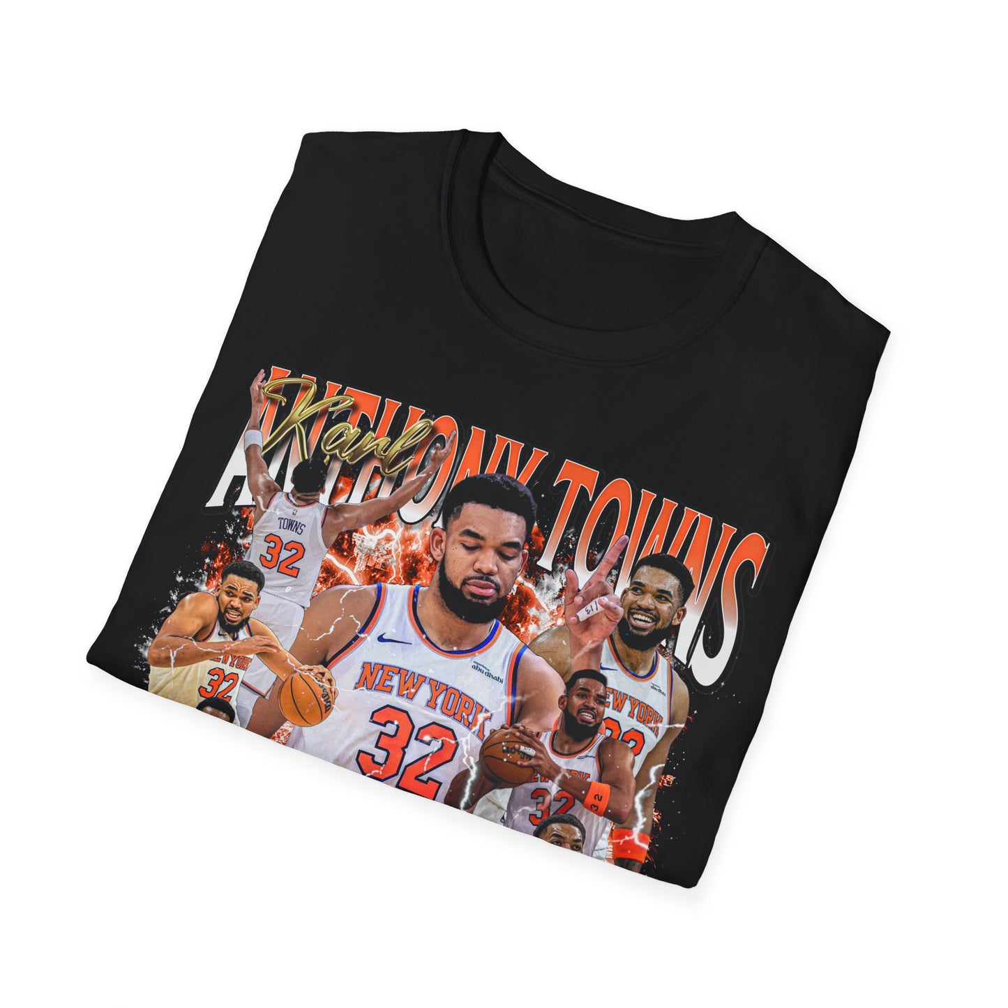 Vintage 90s Basketball Bootleg Style T-Shirt, KARL ANTHONY TOWNS Retro Basketball Shirt Unisex Graphic Tee