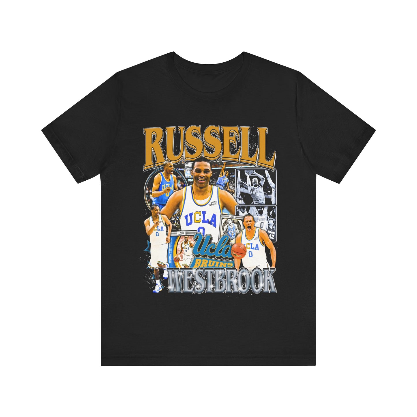 Vintage 90s Basketball Bootleg Style TShirt RUSSELL WESTBROOK Unisex Graphic Tee