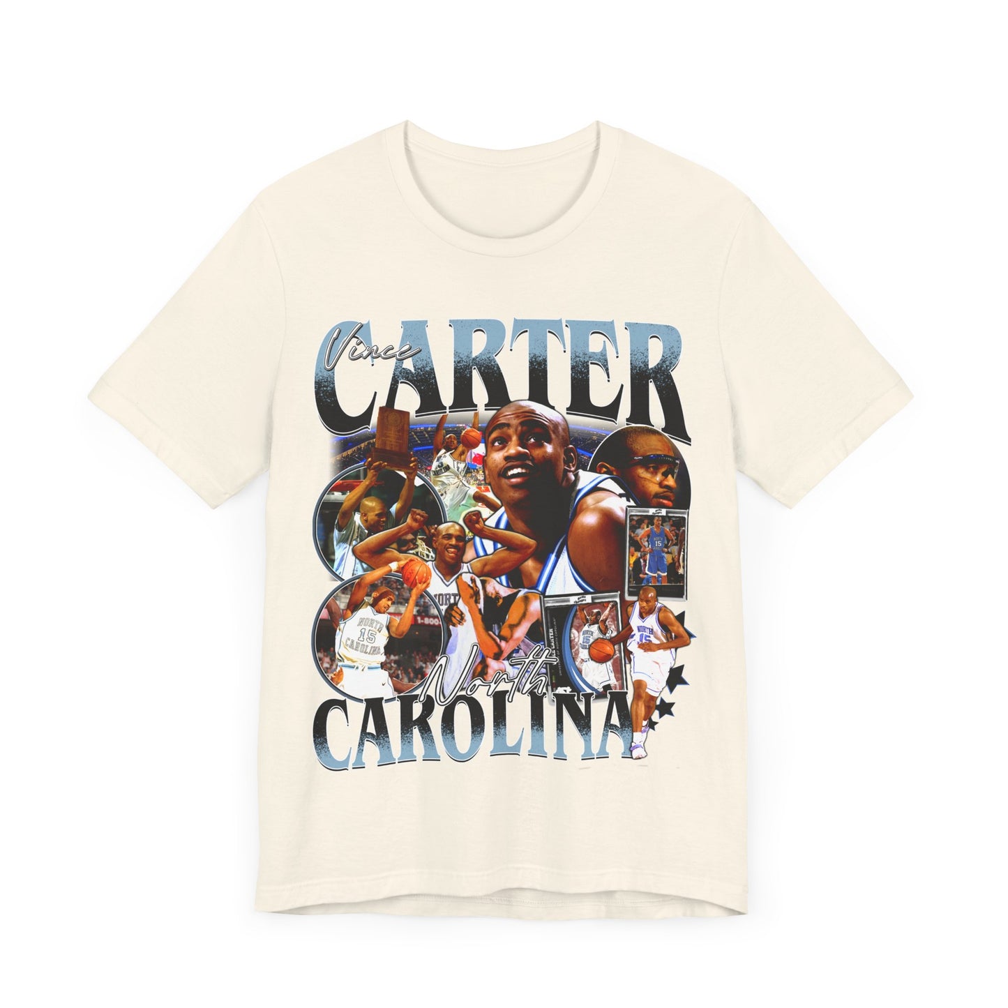 Vintage 90s Basketball Bootleg Style TShirt VINCE CARTER 90s Unisex Graphic Tee