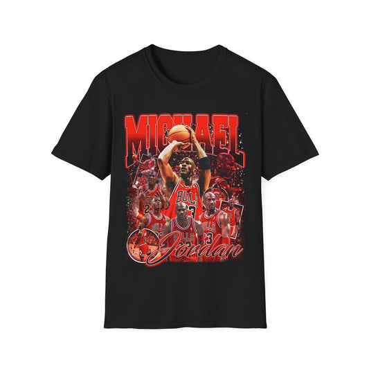 Vintage 90s Basketball Bootleg Style T-Shirt, MICHAEL JORDAN MJ 23 Graphic Tee, Retro Basketball Shirt Unisex Graphic Tee