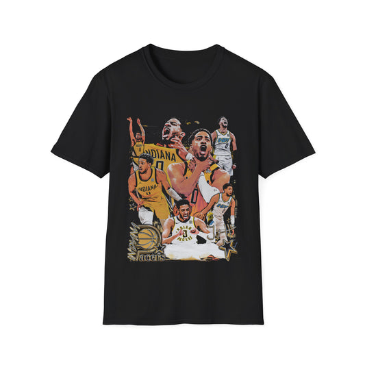 Vintage 90s Basketball Bootleg Style T-Shirt, TYRESE HALIBURTON Retro Basketball Shirt Unisex Graphic Tee