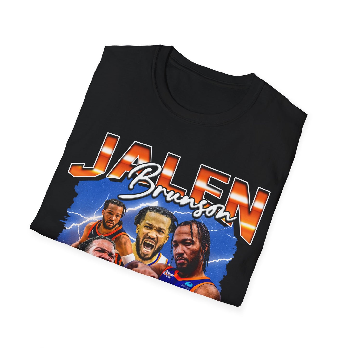 Vintage 90s Basketball Bootleg Style T-Shirt JALEN BRUNSON NY Graphic Tee, Retro Basketball Shirt Unisex Graphic Tee Shirt