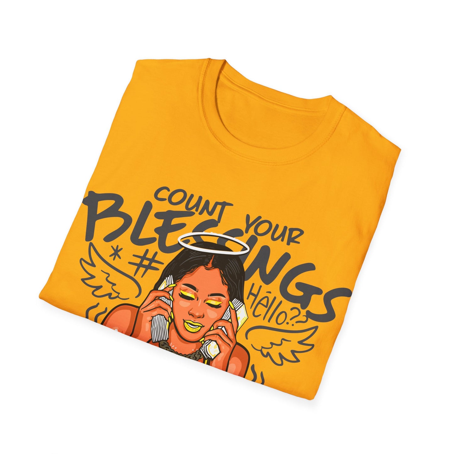 BLESSINGS COUNTED DAILY PREMIUM STREETWEAR Unisex Softstyle T-Shirt