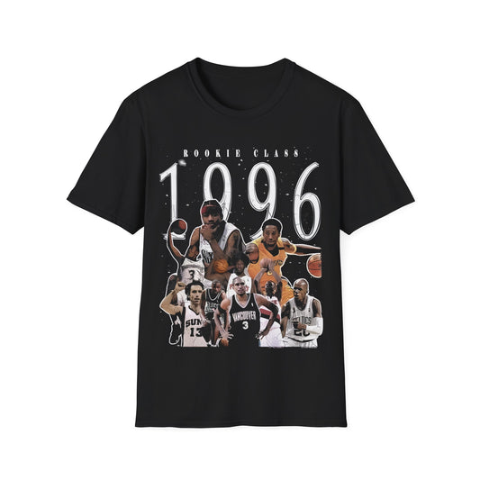 Vintage 90s Basketball Bootleg Style T-Shirt, 1996 DRAFT CLASS Retro Basketball Shirt Unisex Graphic Tee