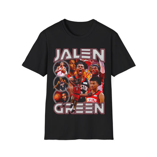 Vintage 90s Basketball Bootleg Style T-Shirt, JALEN GREEN HOU Graphic Tee, Retro Basketball Shirt Unisex Graphic Tee