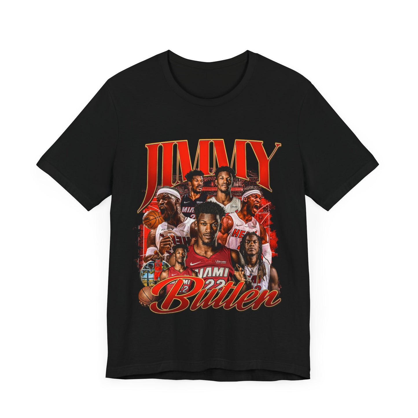 Vintage 90s Basketball Bootleg Style T-Shirt, JIMMY BUTLER Dreads Unisex Tee