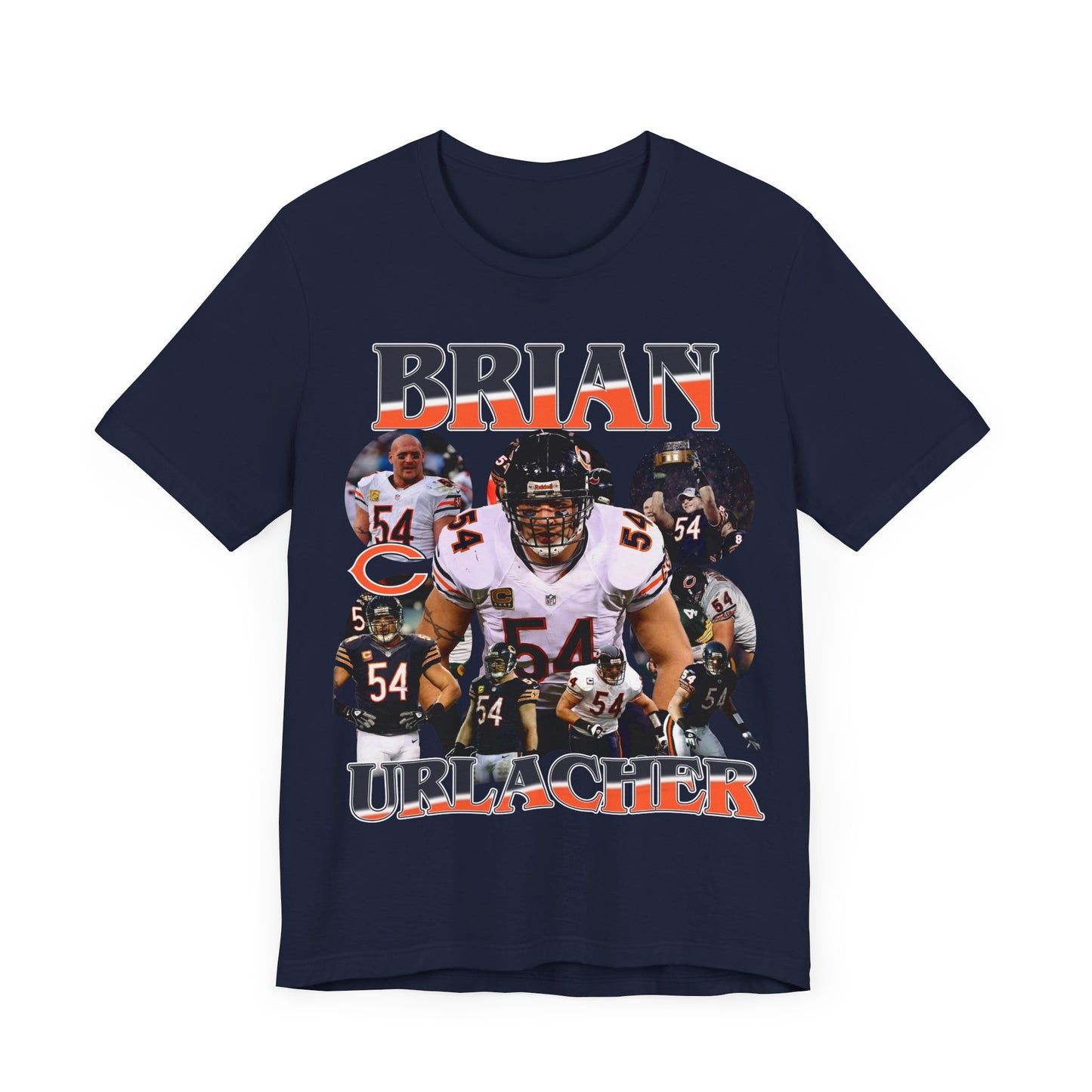 Vintage 90s Football Bootleg Style TShirt BRIAN URLACHER Unisex Graphic Tee