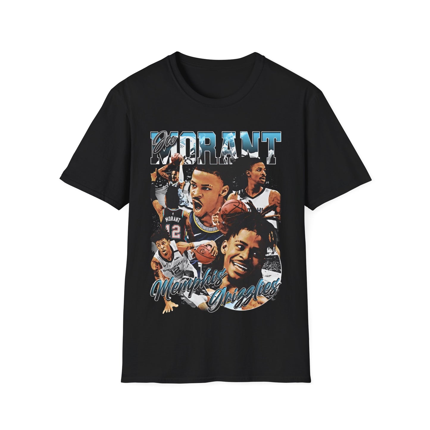 Vintage 90s Basketball Bootleg Style T-Shirt, JA MORANT GRIZZ Graphic Tee, Retro Basketball Shirt Unisex Graphic Tee