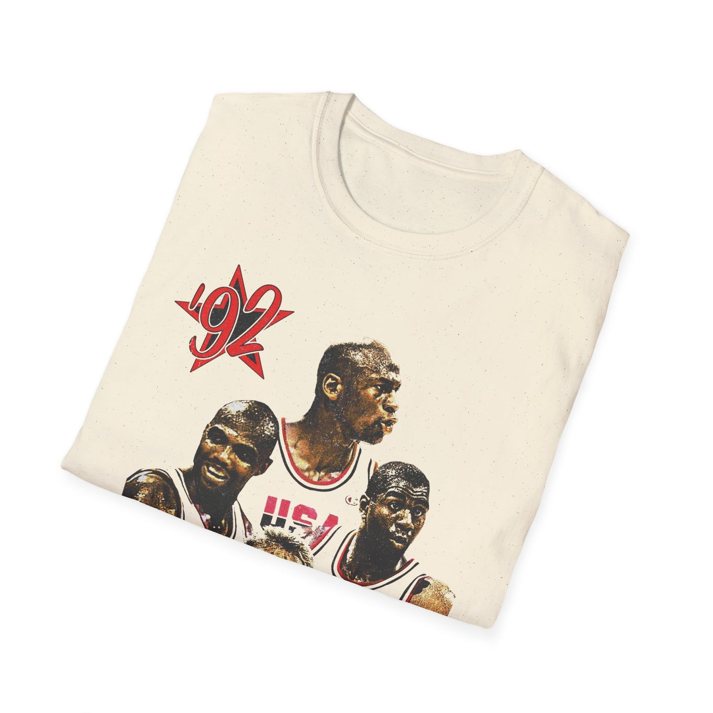 Vintage 90s Basketball Bootleg Style T-Shirt, DREAM TEAM 92 Retro Basketball Shirt Unisex Graphic Tee